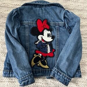 Disney Gap , Kids demi Jean Jacket
 with Minnie Mouse Design